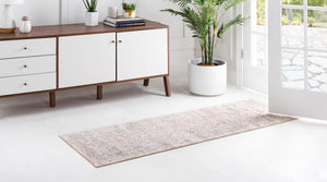 Light Gray 2' 2 x 6' 1 Charm Runner Area Rug 100% Polypropylene With Jute Backing Traditional Vintage Distressed Look Carpet for Living Rooms Dining Office Space for Sale at Rug Engine