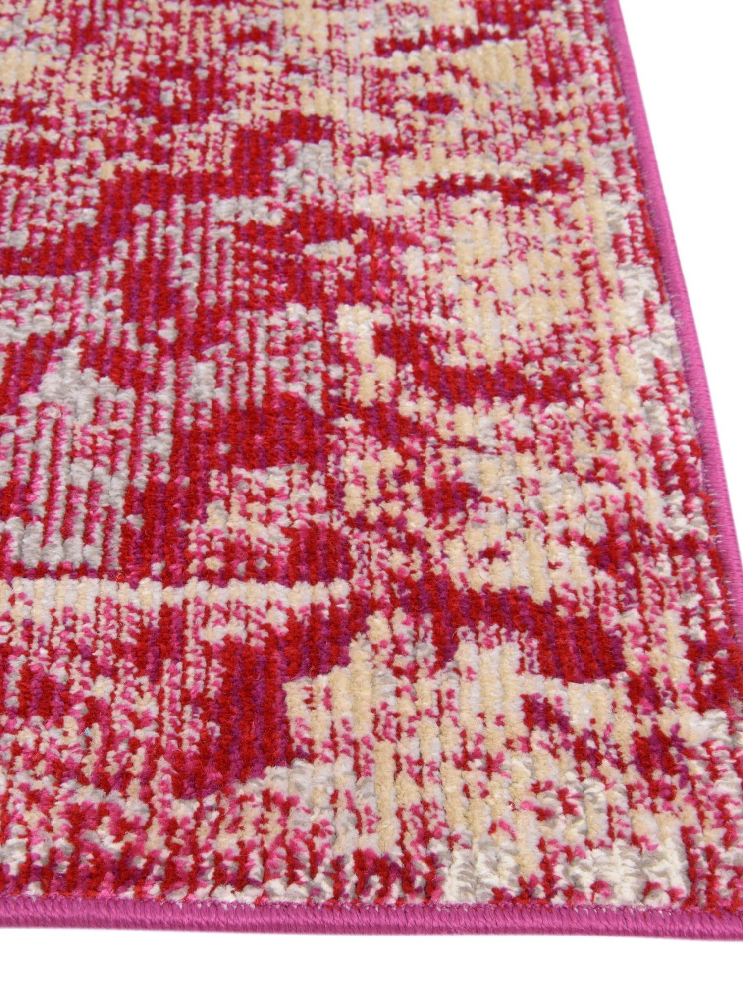 Pink 8' x 10' Charm Rectangle Area Rug 100% Polypropylene With Jute Backing Traditional Vintage Distressed Look Carpet for Living Rooms Dining Office Space for Sale at Rug Engine