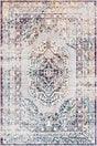Gray 5' 1 x 8' Charm Rectangle Area Rug 100% Polypropylene With Jute Backing Traditional Vintage Distressed Look Carpet for Living Rooms Dining Office Space for Sale at Rug Engine