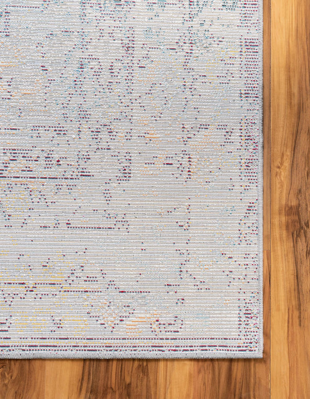 Gray 2' 2 x 6' 1 Charm Runner Area Rug 100% Polypropylene With Jute Backing Traditional Vintage Distressed Look Carpet for Living Rooms Dining Office Space for Sale at Rug Engine