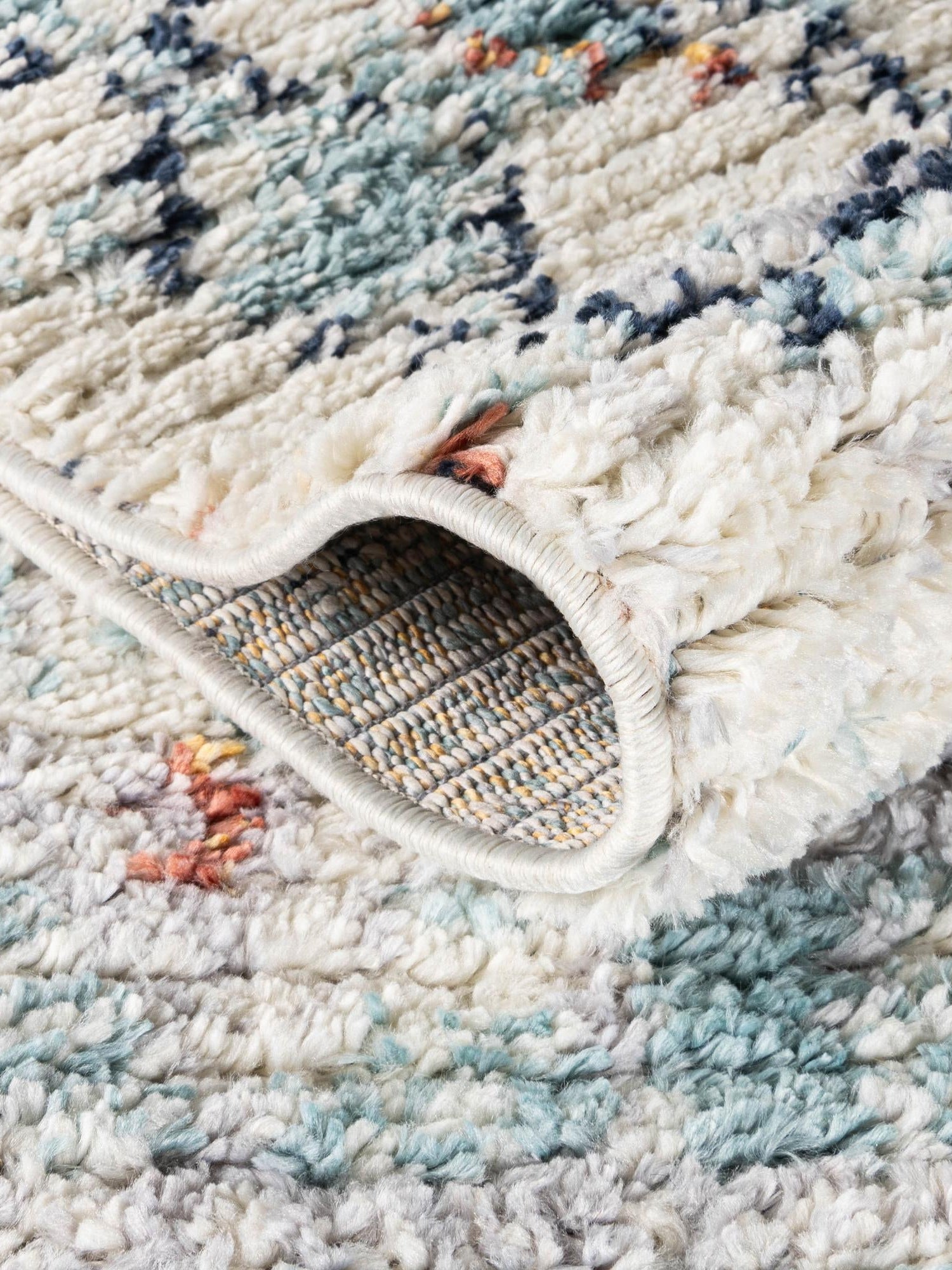 Light Blue 9' x 12' 2 Morocco Rectangle Area Rug 100% Polyester Traditional Classic Carpet for Moroccan Inspired Interior Design Home Decor for Sale at Rug Engine