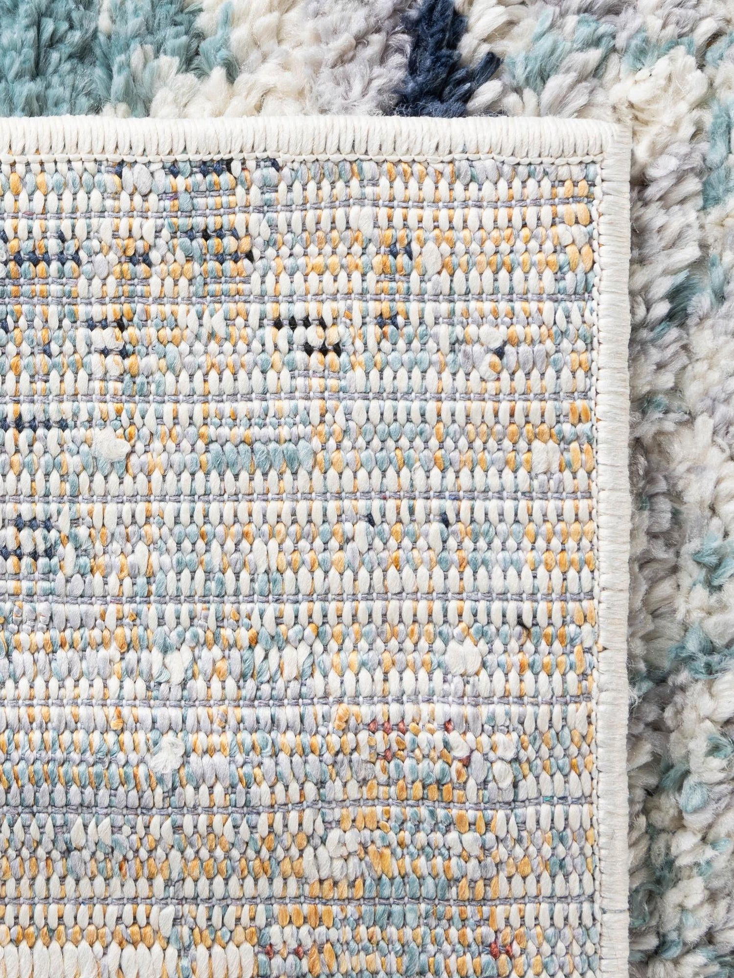 Light Blue 4' 1 x 6' 1 Morocco Rectangle Area Rug 100% Polyester Traditional Classic Carpet for Moroccan Inspired Interior Design Home Decor for Sale at Rug Engine