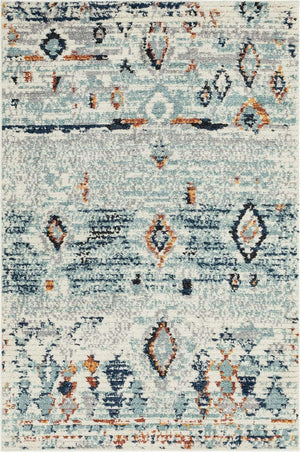 Light Blue 4' 1 x 6' 1 Morocco Rectangle Rug