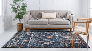 Navy Blue 2' 2 x 3' 1 Morocco Rectangle Rug