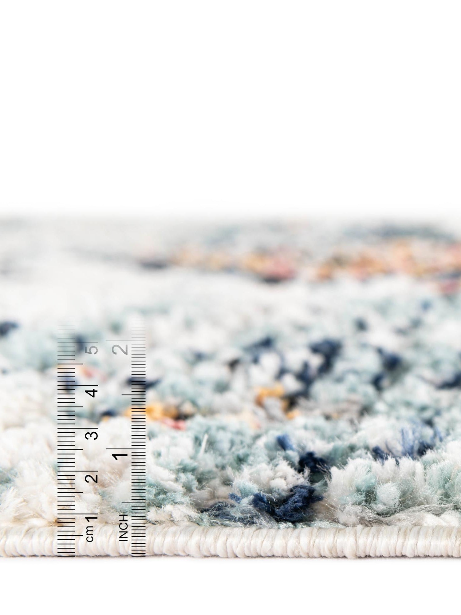 Ivory 7' x 7' Morocco Round Area Rug 100% Polyester Traditional Classic Carpet for Moroccan Inspired Interior Design Home Decor for Sale at Rug Engine