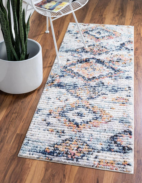 Ivory 2' 2 x 6' 1 Morocco Runner Rug