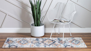 Ivory 2' 2 x 6' 1 Morocco Runner Rug