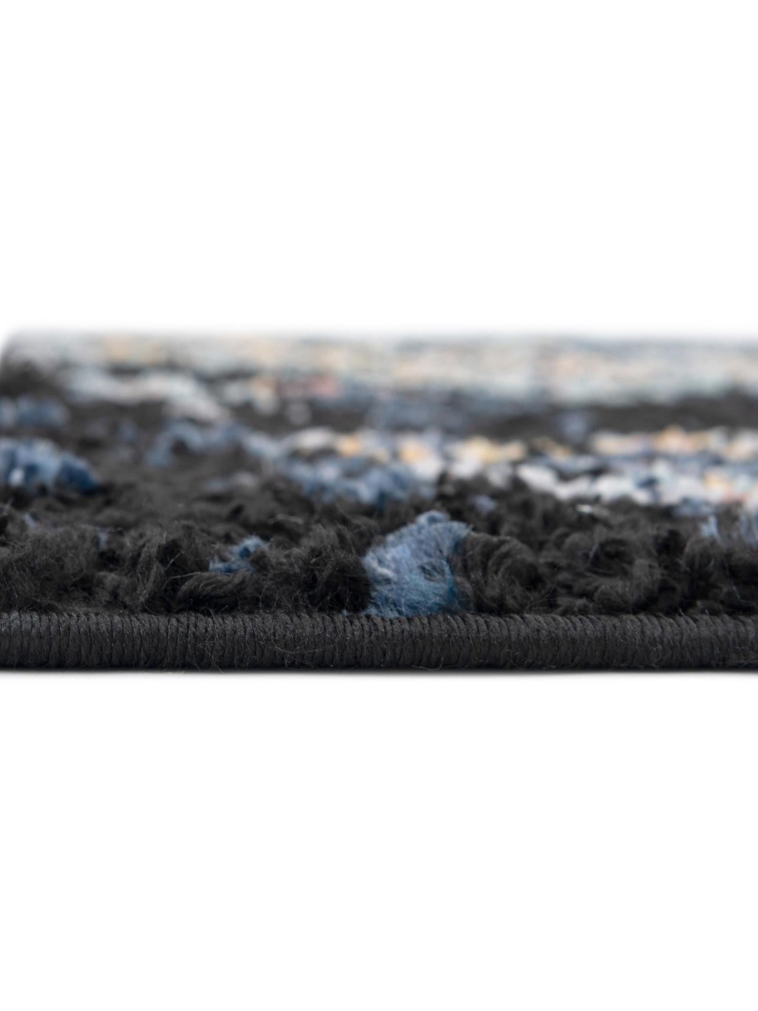 Navy Blue 8' x 10' Morocco Rectangle Area Rug 100% Polyester Traditional Classic Carpet for Moroccan Inspired Interior Design Home Decor for Sale at Rug Engine