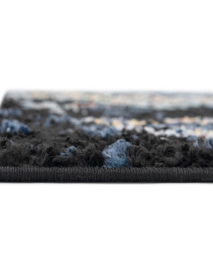 Navy Blue 3' x 10' Morocco Runner Rug