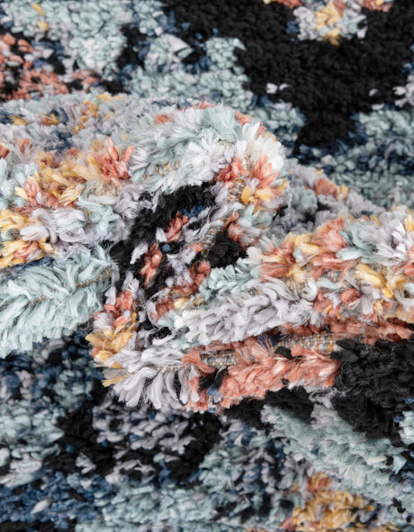 Navy Blue 2' 7 x 10' Morocco Runner Area Rug 100% Polyester Traditional Classic Carpet for Moroccan Inspired Interior Design Home Decor for Sale at Rug Engine