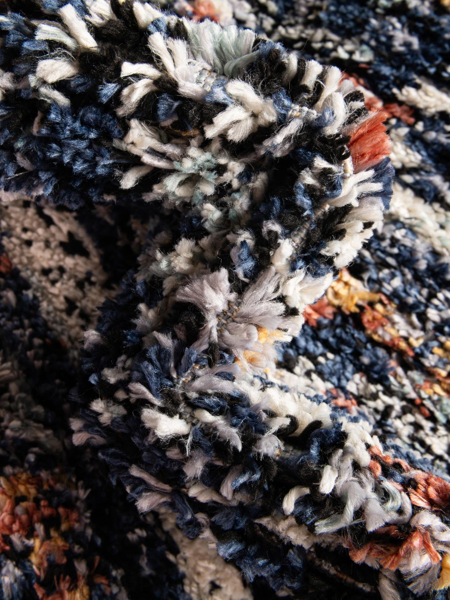 Navy Blue 10' x 13' Morocco Rectangle Area Rug 100% Polyester Traditional Classic Carpet for Moroccan Inspired Interior Design Home Decor for Sale at Rug Engine