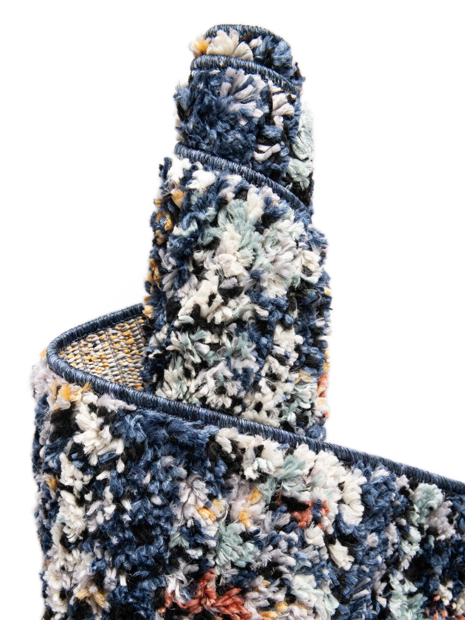 Navy Blue 10' x 13' Morocco Rectangle Area Rug 100% Polyester Traditional Classic Carpet for Moroccan Inspired Interior Design Home Decor for Sale at Rug Engine