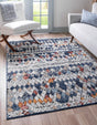 Multicolor 4' 1 x 6' 1 Morocco Rectangle Rug
