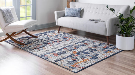 Multicolor 7' 1 x 10' Morocco Rectangle Area Rug 100% Polyester Traditional Classic Carpet for Moroccan Inspired Interior Design Home Decor for Sale at Rug Engine