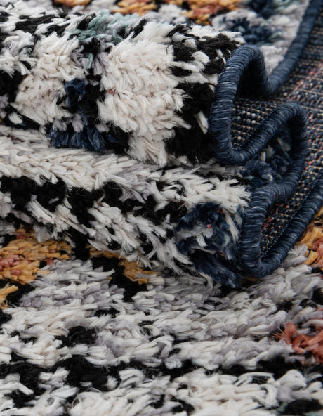 Multicolor 8' x 10' Morocco Rectangle Area Rug 100% Polyester Traditional Classic Carpet for Moroccan Inspired Interior Design Home Decor for Sale at Rug Engine