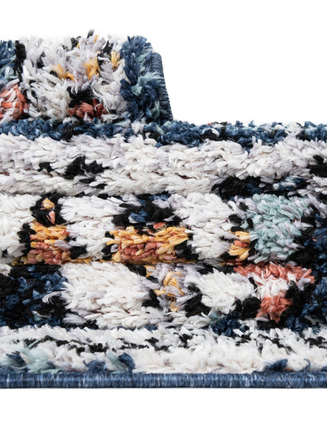 Multicolor 8' x 10' Morocco Rectangle Area Rug 100% Polyester Traditional Classic Carpet for Moroccan Inspired Interior Design Home Decor for Sale at Rug Engine