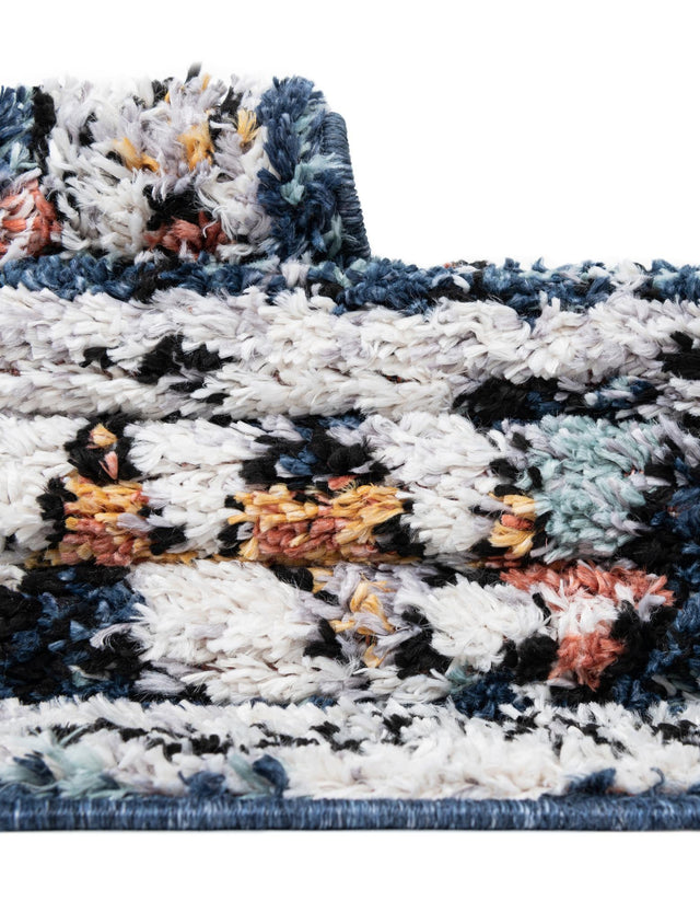 Multicolor 5' 1 x 8' Morocco Rectangle Rug