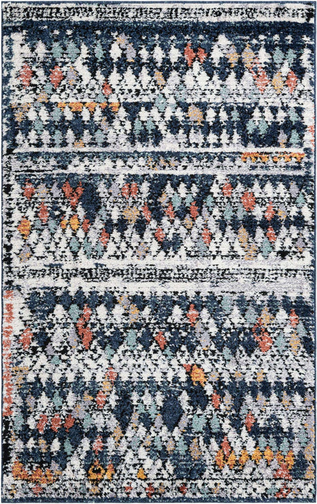 Multicolor 5' 1 x 8' Morocco Rectangle Rug