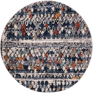 Multicolor 4' 1 x 4' 1 Morocco Round Rug