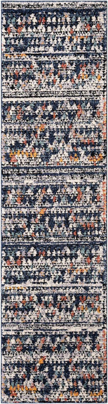 Multicolor 3' x 10' Morocco Runner Rug