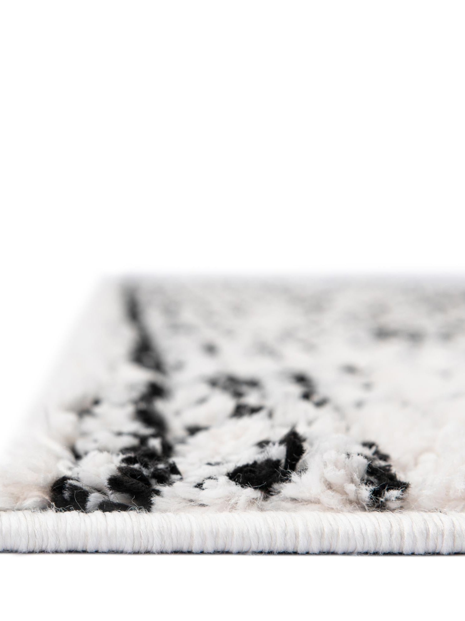 Ivory 8' x 10' Morocco Rectangle Area Rug 100% Polyester Traditional Classic Carpet for Moroccan Inspired Interior Design Home Decor for Sale at Rug Engine