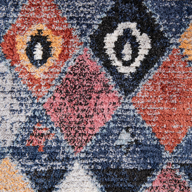 Blue 5' 1 x 8' Morocco Rectangle Rug