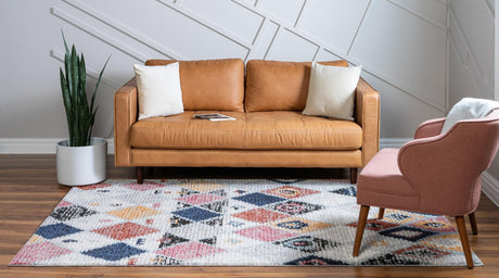 Multicolor 9' x 12' 2 Morocco Rectangle Area Rug 100% Polyester Traditional Classic Carpet for Moroccan Inspired Interior Design Home Decor for Sale at Rug Engine