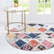 Multicolor 4' 1 x 4' 1 Morocco Round Rug