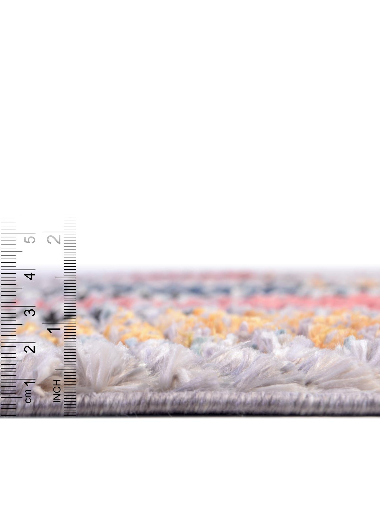 Multicolor 7' x 7' Morocco Round Area Rug 100% Polyester Traditional Classic Carpet for Moroccan Inspired Interior Design Home Decor for Sale at Rug Engine