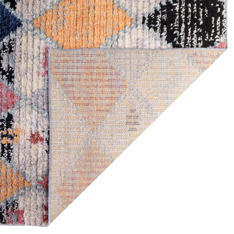 Multicolor 2' 7 x 10' Morocco Runner Area Rug 100% Polyester Traditional Classic Carpet for Moroccan Inspired Interior Design Home Decor for Sale at Rug Engine