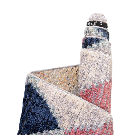 Multicolor 2' 7 x 10' Morocco Runner Area Rug 100% Polyester Traditional Classic Carpet for Moroccan Inspired Interior Design Home Decor for Sale at Rug Engine