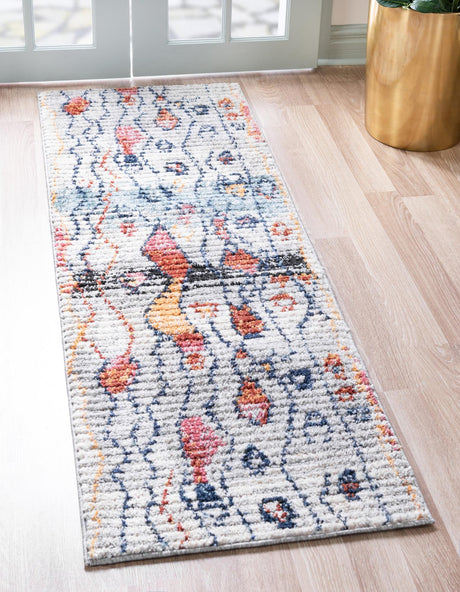 Multicolor 2' 2 x 6' 1 Morocco Runner Rug