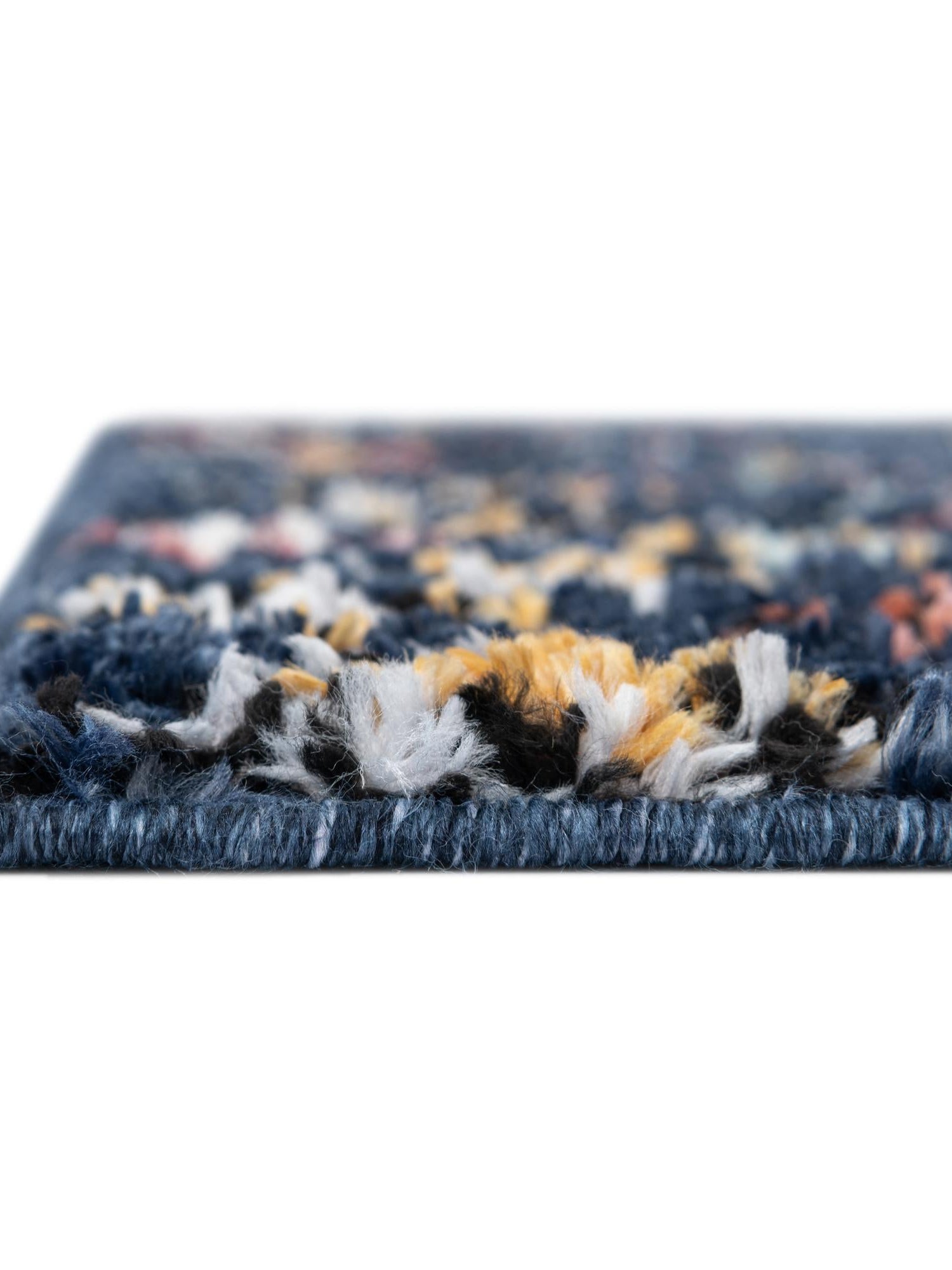 Navy Blue 2' 2 x 3' 1 Morocco Rectangle Area Rug 100% Polyester Traditional Classic Carpet for Moroccan Inspired Interior Design Home Decor for Sale at Rug Engine
