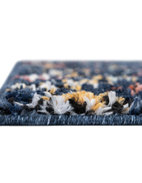 Navy Blue 2' 2 x 3' 1 Morocco Rectangle Area Rug 100% Polyester Traditional Classic Carpet for Moroccan Inspired Interior Design Home Decor for Sale at Rug Engine