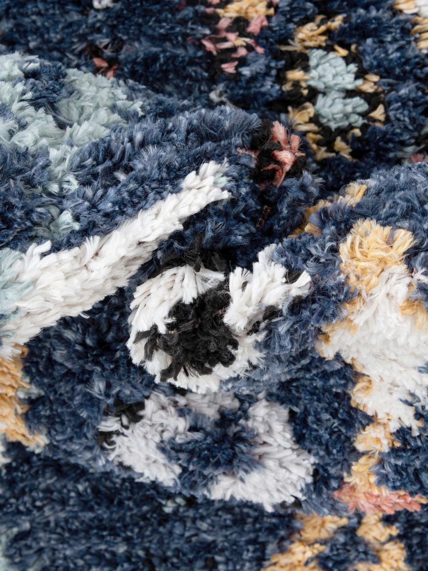 Navy Blue 2' 2 x 3' 1 Morocco Rectangle Area Rug 100% Polyester Traditional Classic Carpet for Moroccan Inspired Interior Design Home Decor for Sale at Rug Engine