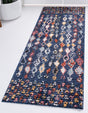 Navy Blue 2' 2 x 6' 1 Morocco Runner Rug