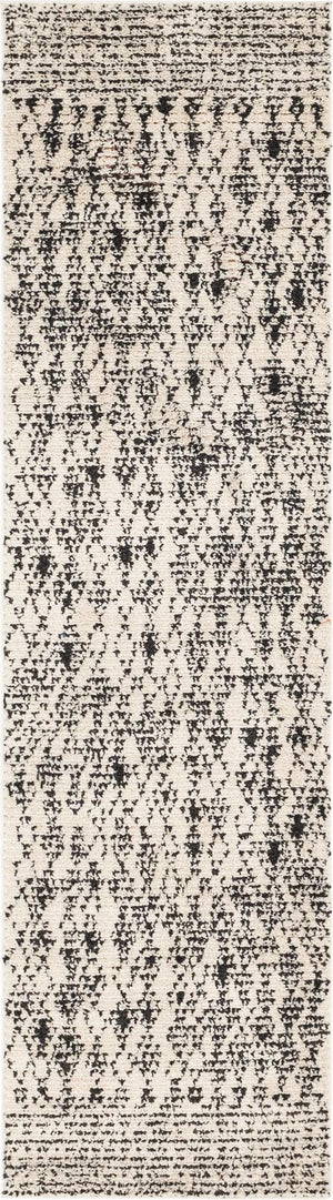 Ivory 3' x 10' Morocco Runner Rug