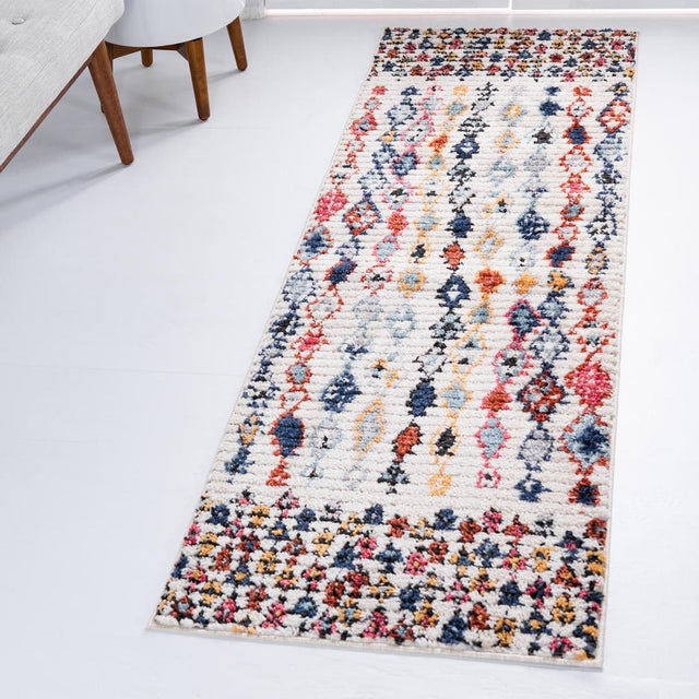 Multicolor 2' 2 x 6' Morocco Runner Rug