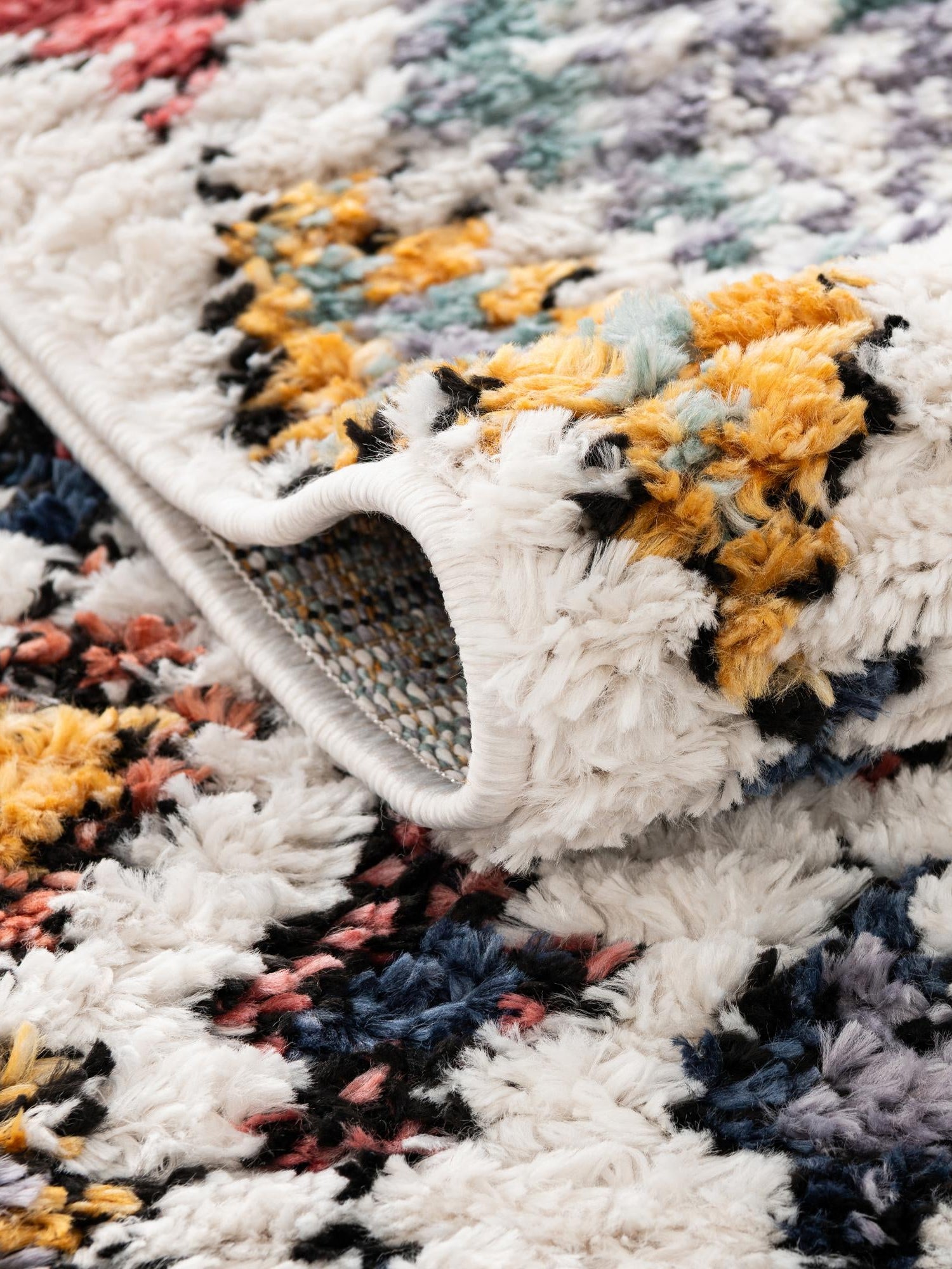 Multicolor 3' x 10' Morocco Runner Area Rug 100% Polyester Traditional Classic Carpet for Moroccan Inspired Interior Design Home Decor for Sale at Rug Engine