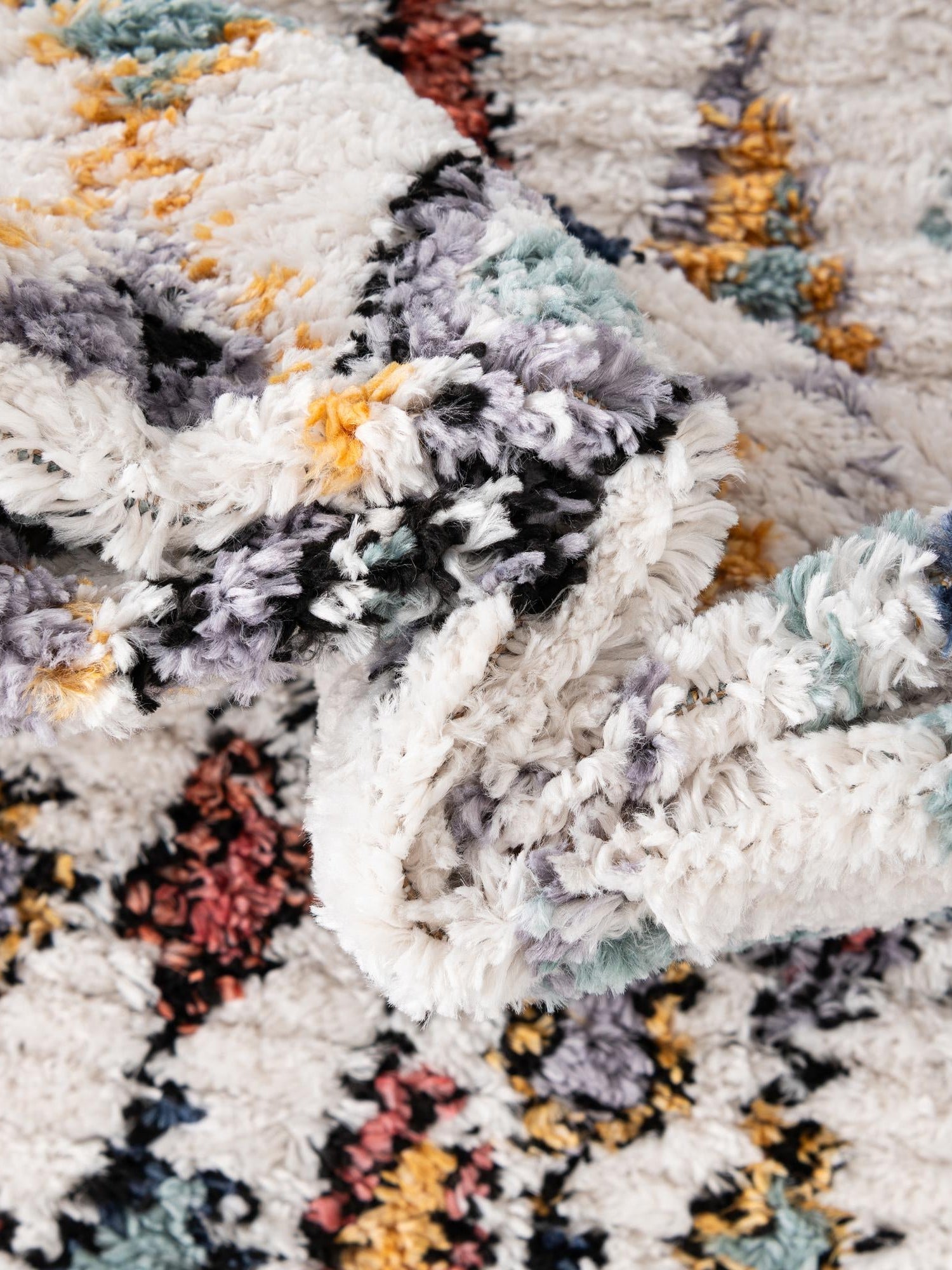 Multicolor 3' x 10' Morocco Runner Area Rug 100% Polyester Traditional Classic Carpet for Moroccan Inspired Interior Design Home Decor for Sale at Rug Engine