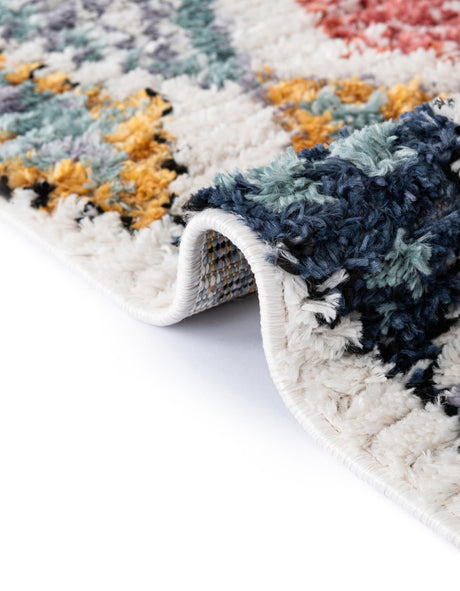 Multicolor 2' 2 x 6' Morocco Runner Area Rug 100% Polyester Traditional Classic Carpet for Moroccan Inspired Interior Design Home Decor for Sale at Rug Engine