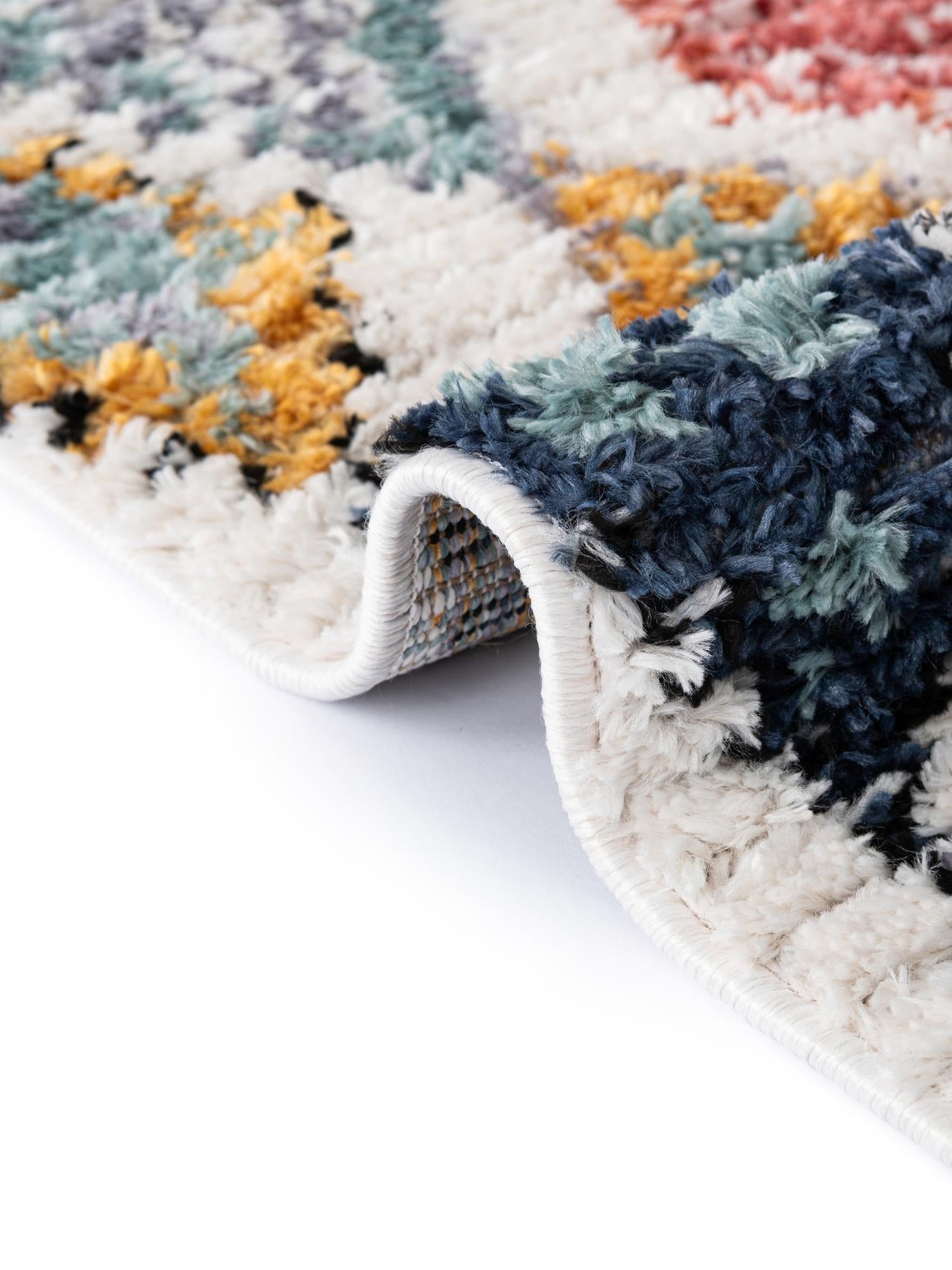 Multicolor 3' x 10' Morocco Runner Area Rug 100% Polyester Traditional Classic Carpet for Moroccan Inspired Interior Design Home Decor for Sale at Rug Engine