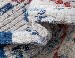 Light Blue 2' 2 x 6' 1 Morocco Runner Rug