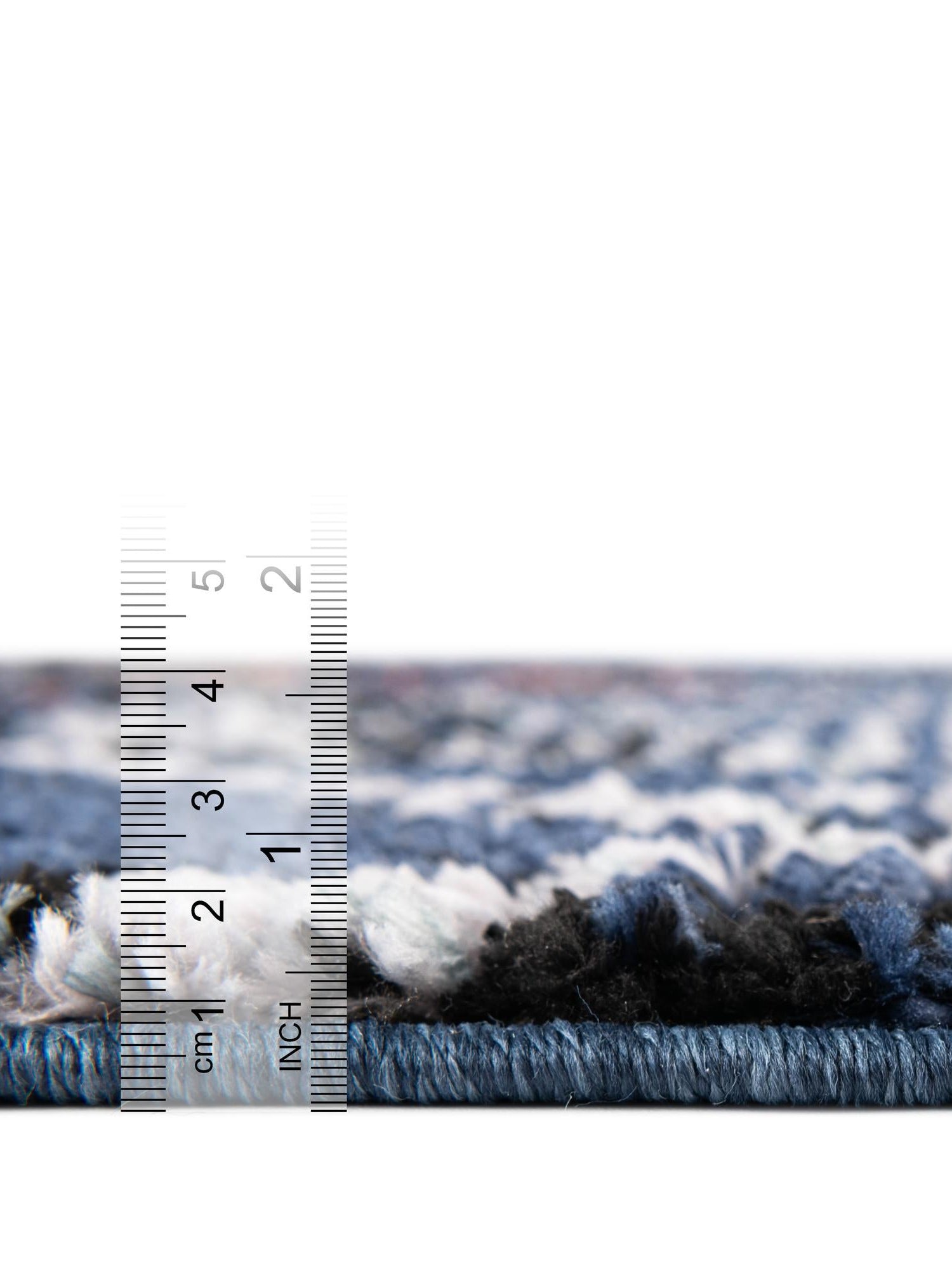 Navy Blue 4' 1 x 6' 1 Morocco Rectangle Area Rug 100% Polyester Traditional Classic Carpet for Moroccan Inspired Interior Design Home Decor for Sale at Rug Engine