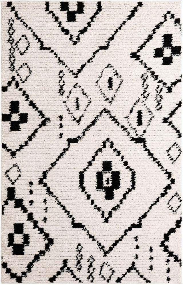 Ivory 5' 1 x 8' Morocco Rectangle Rug