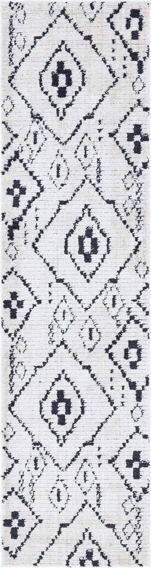 Ivory 3' x 10' Morocco Runner Rug