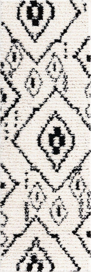 Ivory 2' 2 x 6' 1 Morocco Runner Rug