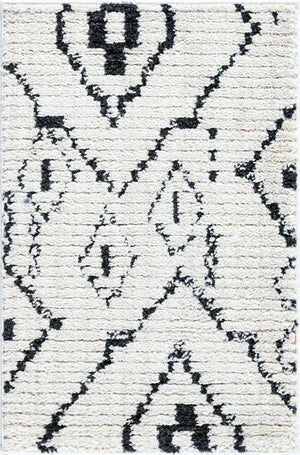 Ivory 2' 2 x 3' 1 Morocco Rectangle Rug