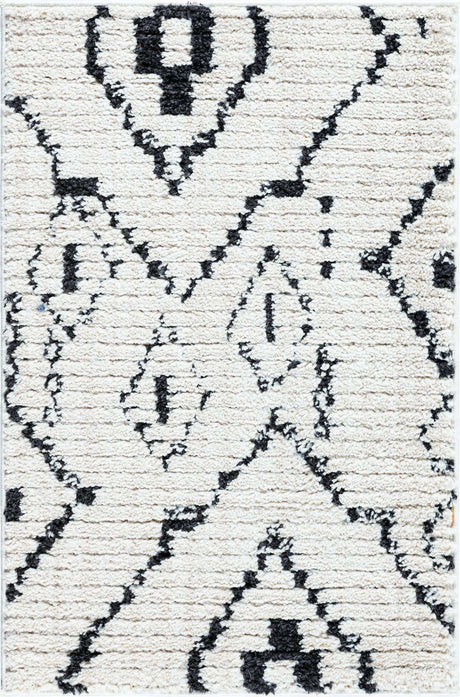 Ivory 2' 2 x 3' 1 Morocco Rectangle Rug