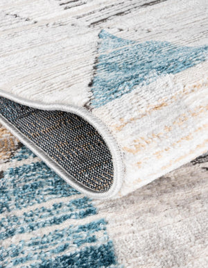 Blue 9' x 12' 2 Leipzig Rectangle Area Rug 75% Polypropylene & 25% Polyester Modern Contemporary Carpet for Kitchens, Bedroom, Living Room Home Decor for Sale at Rug Engine